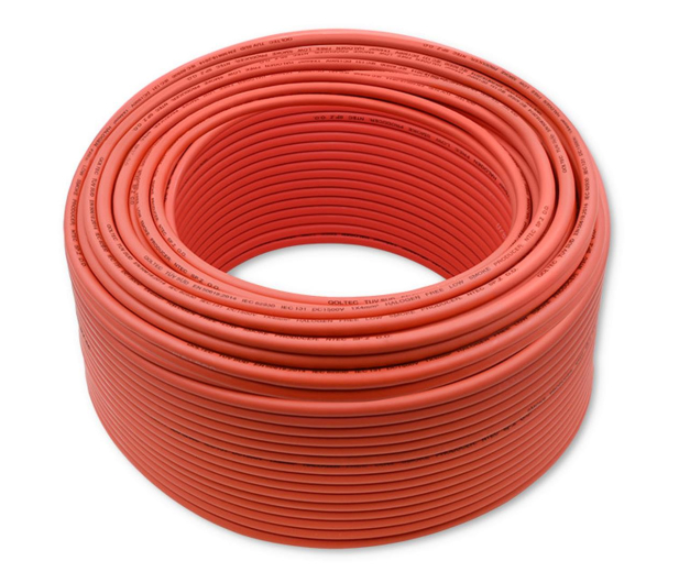 Qoltec Kabel solarny fotowoltaiczny 4mm²  100m, czerwony - 1210761 - zdjęcie 4